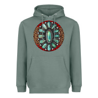 Sage turquoise gemstone christmas ornament Heavyweight Hoodie - Jasminsmagicworld
