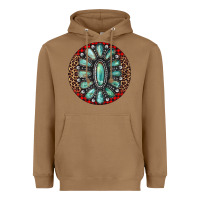 Toasted Coconut turquoise gemstone christmas ornament Heavyweight Hoodie - Jasminsmagicworld