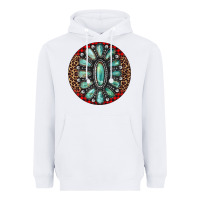 White turquoise gemstone christmas ornament Heavyweight Hoodie - Jasminsmagicworld