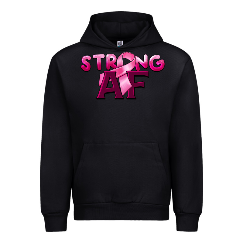 Strong Af Breast Cancer Urban Hoodie by BarkalooDesign | Teevron