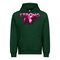 Forest Green strong af breast cancer Urban Hoodie - BarkalooDesign