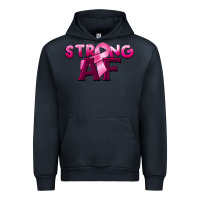 Navy strong af breast cancer Urban Hoodie - BarkalooDesign