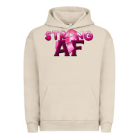 Pigment French Oak strong af breast cancer Urban Hoodie - BarkalooDesign