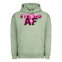 Pigment Oil Green strong af breast cancer Urban Hoodie - BarkalooDesign