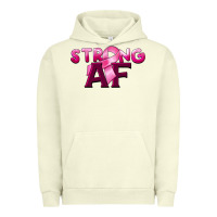Pigment Pistachio strong af breast cancer Urban Hoodie - BarkalooDesign