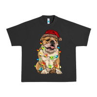 Pigment Black christmas bulldog Urban Heavy Tee - RanaPortraitStore