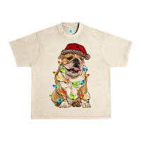 Sandshell christmas bulldog Urban Heavy Tee - RanaPortraitStore