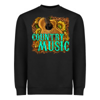 Black country music western Heavyweight Sweatshirt - texasbilliewilder