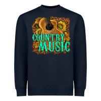 Navy country music western Heavyweight Sweatshirt - texasbilliewilder