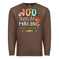 Chestnut 100 days of making a difference Premium Sweatshirt - MaliasSmallBusiness
