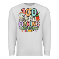 Dove Grey 100 days of making a difference Premium Sweatshirt - MaliasSmallBusiness