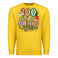 Lemon 100 days of making a difference Premium Sweatshirt - MaliasSmallBusiness