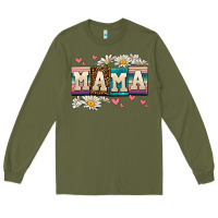Army Green mama Long Sleeve Tee - AdoDesignShop