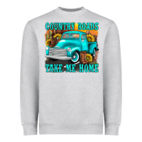 Country Roads Take Me Home Western Heavyweight Sweatshirt | Teevron