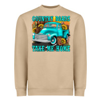 Mushroom country roads take me home western Heavyweight Sweatshirt - texasbilliewilder