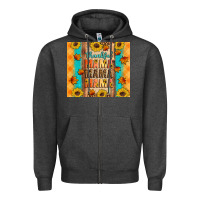 Charcoal Heather Thankful mama mama mama Zipper Hoodie - Artiststas