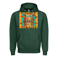 Sports Green Thankful mama mama mama Zipper Hoodie - Artiststas