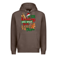 Coffee The holidays are what you bake them Premium Hoodie - NancyCooperArtShop