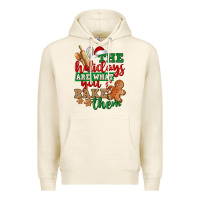 Tofu The holidays are what you bake them Premium Hoodie - NancyCooperArtShop