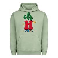 Pigment Oil Green oh holy night Urban Hoodie - BarkalooDesign