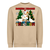 Mushroom honking through the snow Heavyweight Sweatshirt - Zillion Design Studio