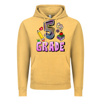 Vintage Mustard Fifth Grade Vintage Hoodie - RanaPortraitStore