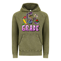 Vintage Olive Fifth Grade Vintage Hoodie - RanaPortraitStore