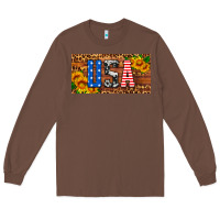 Chestnut usa sunflowers license plate Long Sleeve Tee - HRA Design Shop