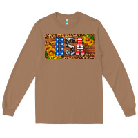 Toasted Coconut usa sunflowers license plate Long Sleeve Tee - HRA Design Shop