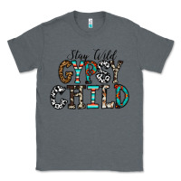 Charcoal Heather stay wild gypsy child Classic Tee - CowhideDigitalArt