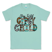 Seafoam stay wild gypsy child Classic Tee - CowhideDigitalArt