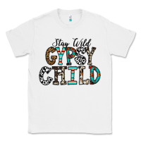 White stay wild gypsy child Classic Tee - CowhideDigitalArt