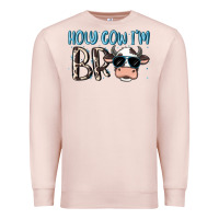 Pale Pink holy cow i'm bro Premium Sweatshirt - MaliasSmallBusiness