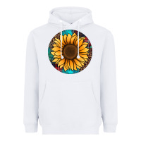 White sunflower christmas ornament Heavyweight Hoodie - Jasminsmagicworld
