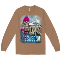 Toasted Coconut Winter tis the season skeleton Long Sleeve Tee - FaDigitalArtStudio