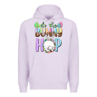 Lilac Do the bunny hop Premium Hoodie - NancyCooperArtShop