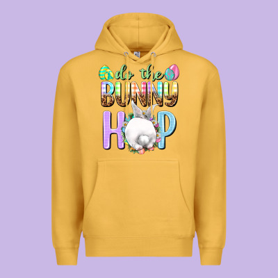 Do The Bunny Hop Premium Hoodie Designed By Nancycooperartshop