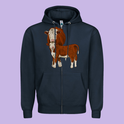 Hareford Zipper Hoodie Designed By Jahusdesignshop
