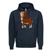 Navy hareford Zipper Hoodie - JahusDesignShop