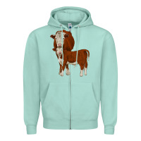 Seafoam hareford Zipper Hoodie - JahusDesignShop