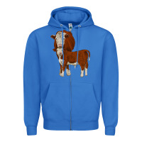 True Royal hareford Zipper Hoodie - JahusDesignShop