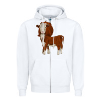 White hareford Zipper Hoodie - JahusDesignShop