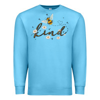 Ocean Blue bee kind Premium Sweatshirt - MaliasSmallBusiness