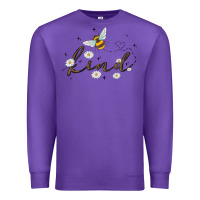 Purple bee kind Premium Sweatshirt - MaliasSmallBusiness