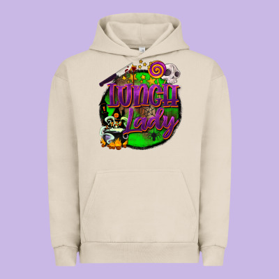 Halloween Lunch Lady Urban Hoodie Designed By Barkaloodesign