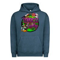 Pigment Midnight Navy halloween lunch lady Urban Hoodie - BarkalooDesign