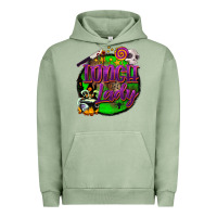 Pigment Oil Green halloween lunch lady Urban Hoodie - BarkalooDesign