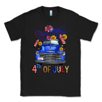 Black western fourth of july truck Classic Tee - FaDigitalArtStudio