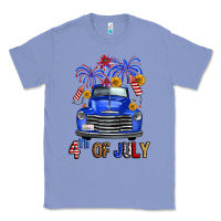 Colony Blue western fourth of july truck Classic Tee - FaDigitalArtStudio