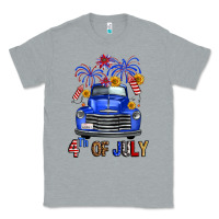 Heather Grey western fourth of july truck Classic Tee - FaDigitalArtStudio